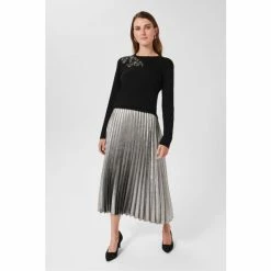 Hobbs Silver Annabella Skirt