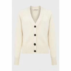 Hobbs Cream Chloe Cotton Cardigan -Hobbs Sales unnamed file 2637
