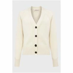 Hobbs Cream Chloe Cotton Cardigan -Hobbs Sales unnamed file 2638