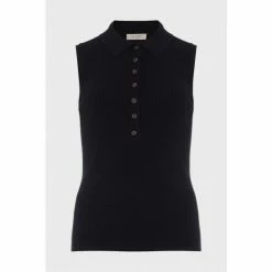 Hobbs Blue Athena Knitted Vest -Hobbs Sales unnamed file 2946