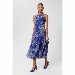 Hobbs Blue Carly Dress