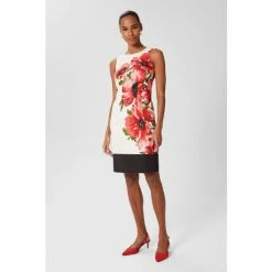 Hobbs Red Moira Dress