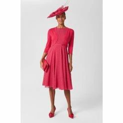 Hobbs Petite Pink Della Dress