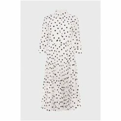 Hobbs Leona Spot White Midi Dress -Hobbs Sales unnamed file 339