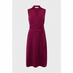Hobbs Purple Clara Jersey Dress -Hobbs Sales unnamed file 348