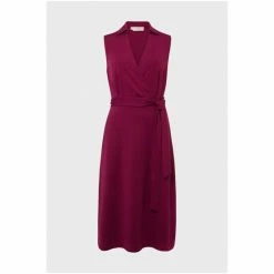 Hobbs Purple Clara Jersey Dress -Hobbs Sales unnamed file 349