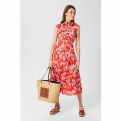 Hobbs Red Esme Dress