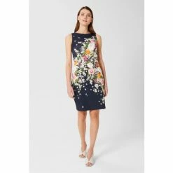 Hobbs Moira Blue Dress