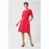 Hobbs Pink Lexia Jersey Dress