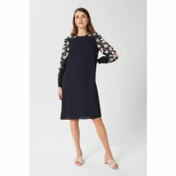 Hobbs Zoey Blue Dress