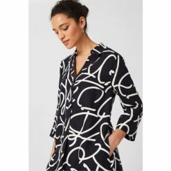 Hobbs Marina Blue Tunic Dress -Hobbs Sales unnamed file 432