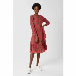 Hobbs Clarisse Red Dress