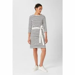 Hobbs Blue Jolie Jersey Dress