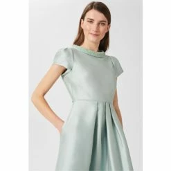 Hobbs Green Jocelyn Dress -Hobbs Sales unnamed file 487