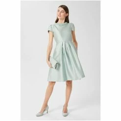 Hobbs Green Jocelyn Dress -Hobbs Sales unnamed file 489