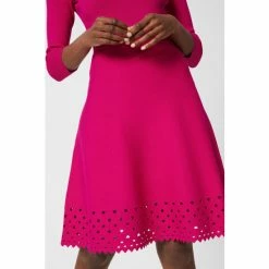 Hobbs Pink Myra Knitted Dress -Hobbs Sales unnamed file 492