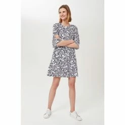 Hobbs Blue Nika Dress