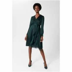 Hobbs Green Sally Dress