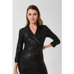 Hobbs Carys Sequin Black Dress -Hobbs Sales unnamed file 543