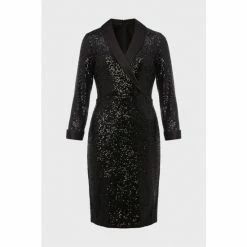 Hobbs Carys Sequin Black Dress -Hobbs Sales unnamed file 544