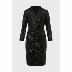 Hobbs Carys Sequin Black Dress -Hobbs Sales unnamed file 545