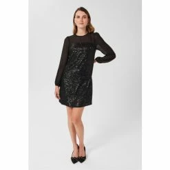 Hobbs Zariah Black Dress