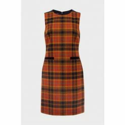 Hobbs Orange Ruthie Dress -Hobbs Sales unnamed file 565