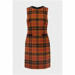 Hobbs Orange Ruthie Dress -Hobbs Sales unnamed file 566