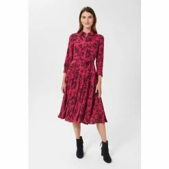 Hobbs Red Lainey Dress