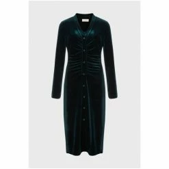 Hobbs Green Hatty Velvet Dress -Hobbs Sales unnamed file 604