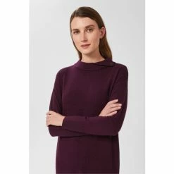 Hobbs Purple Talia Knitted Dress -Hobbs Sales unnamed file 612
