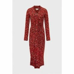 Hobbs Red Hatty Jersey Dress -Hobbs Sales unnamed file 646