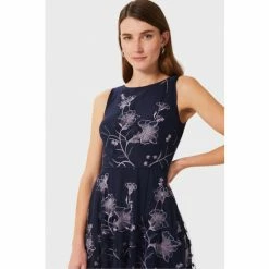Hobbs Blue Myla Floral Dress -Hobbs Sales unnamed file 654