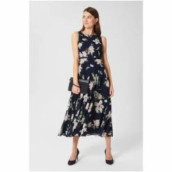 Hobbs Blue Carly Dress