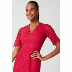Hobbs Anastasia Pink Shift Dress -Hobbs Sales unnamed file 708