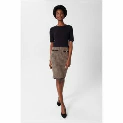 Hobbs Blue Perrie Knit Dress -Hobbs Sales unnamed file 715