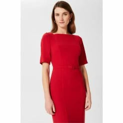Hobbs Red Abigail Dress -Hobbs Sales unnamed file 728