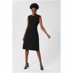 Hobbs Ophelia Aline Black Dress