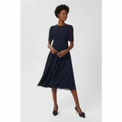 Hobbs Blue Cressida Dress