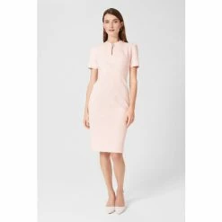 Hobbs Pink Ana Shift Dress