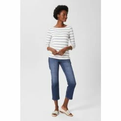 Hobbs Blue Sonya Striped Top -Hobbs Sales unnamed file 919