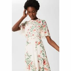 Hobbs Cream Gianna Silk Dress -Hobbs Sales unnamed file 97